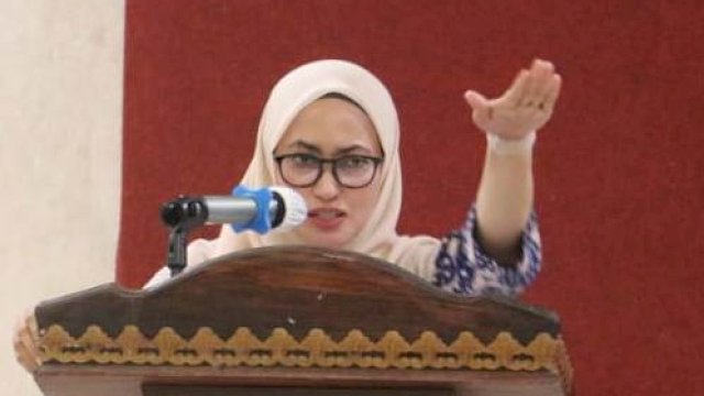 Lantik Pengurus PMI  Kecamatan, Indah Minta Segera Bentuk Tim Siaga Bencana Berbasis Masyarakat