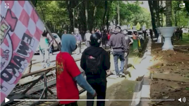 Pemerintah Provinsi Sulawesi Selatan telah berkoordinasi dengan Polda Sulsel mengenai kejadian aksi unjuk rasa yang anarki di Kantor Gubernur Sulsel.