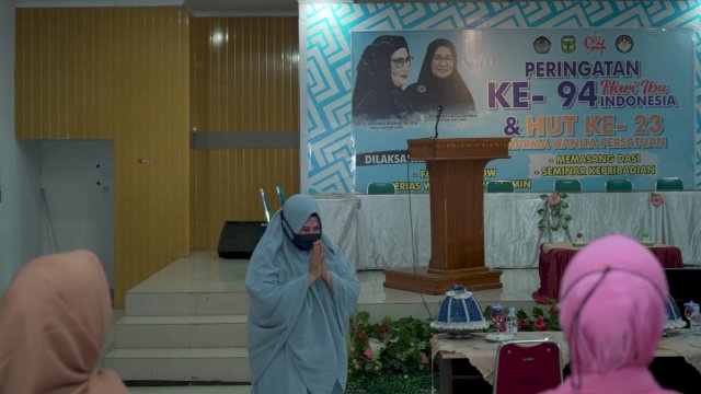 Dalam rangka menyambut Hari Ulang Tahun (HUT) ke-23 Dharma Wanita Persatuan (DWP) dan Peringatan Hari Ibu ke-94 Tahun 2022, Dharma Wanita Persatuan Kabupaten Luwu 