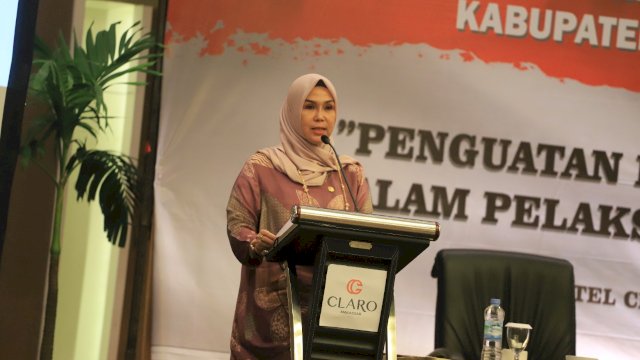 Ketua DPRD Sulsle Andi Ina Kartika Sari, Membuka Tudang Sipulung DPRD se Sulsle 