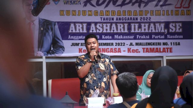 Anggota DPRD Kota Makassar, Ari Ashari Ilham menilai upaya pemerintah kota Makassar untuk memajukan sektor pariwisata, khususnya di pesisir pantai sudah berjalan maksimal.
