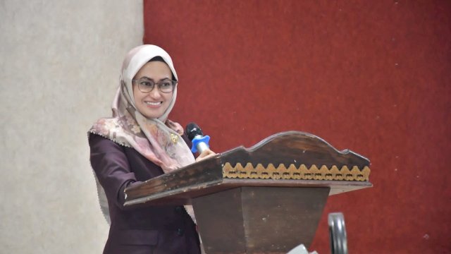Bupati Luwu Utara, Indah Putri Indriani Membukan Sosialisasi Penanganan Stunting