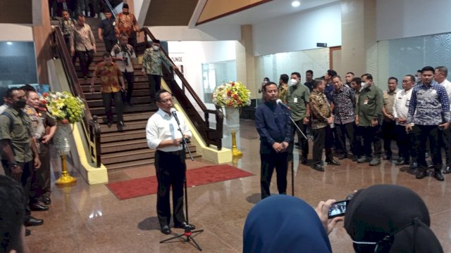 Gubernur Sulsel Andi Sudirman Sulaiman Mendampingi Menteri Dalam Negeri Tito Karnavian
