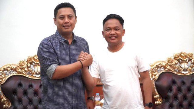 Ketua Geridnra Sulsel Andi Iwan Darmawan Aras Salam Komando Bersama Bupati Bantaneg Ilham Azikin