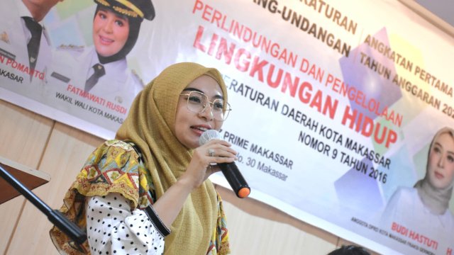 Anggota DPRD Kota Makassar. Budi Hastuti meminta seluruh proyek pembangunan memperhatikan seluruh aspek. Khususunya mengenai lingkungan.