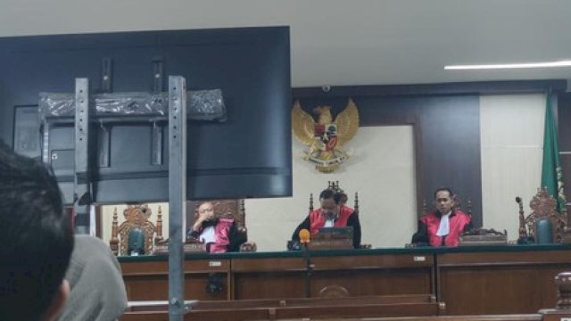 Suasana Sidang Pengadilan Negeri Makassar 