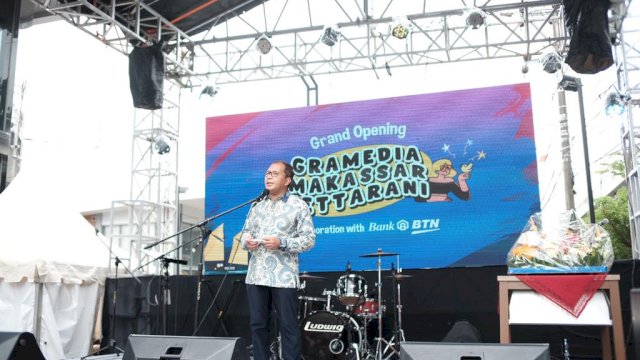 Resmikan Gerai Gramedia, Danni Pomanto:Mari Tingkatkan Minat Baca