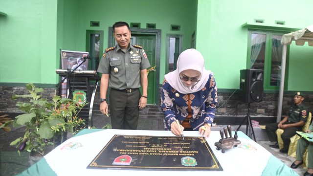 Bupati Lutra Resmikan Gedung Baru Koramil 1403-11