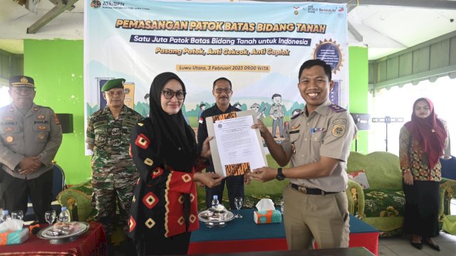Bupati Luwu Utara apresiasi Kerja BPN