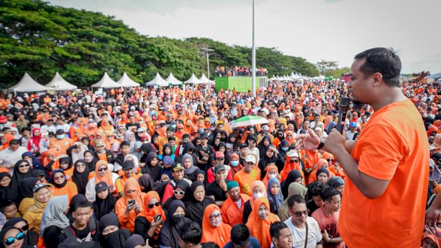 Didampingi Bupati dan Wakil Bupati, Gubernur Andi Sudirman Lepas 12 Ribu Peserta Anti Mager di Bulukumba