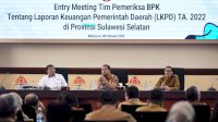 Buka Entry Meeting BPK, Gubernur Sulsel: Demi Menghadirkan Pemerintahan yang Bersih