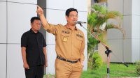 Apel Gabungan, Wabup Edy Manaf Soroti Tingkat Kehadiran PNS Rendah