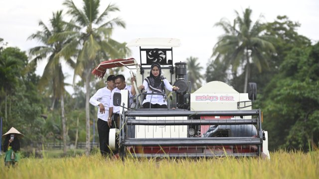 Hasil Penen meningkat 1.56 Ton/Ha, Indah Apresiasi pengunaan ge-lite korea oleh petani