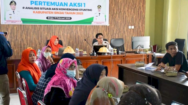 Upaya Turunkan Stunting, Pemkab Sinjai Gelar Rakor Aksi I Analisis Situasi
