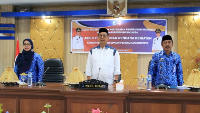 Wabup Edy Manaf Buka Perencanaan Penurunan Stunting Bulukumba