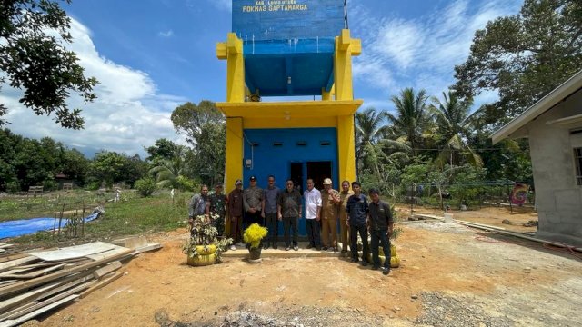 Anggota DPR RI Muhammad Fauzi Resmikan Program Pamsimas di Desa Saptamarga Lutra