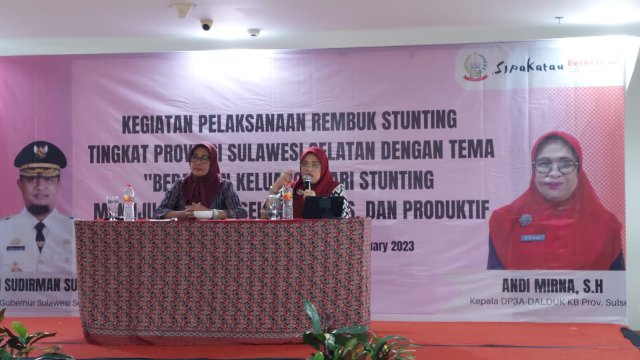 Rembuk Stunting, Wujud Komitmen Bersama Tangani Stunting di Sulsel