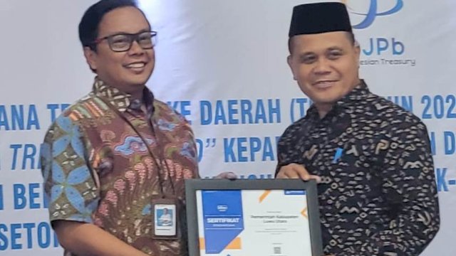 Pemda Luwu Utara Terbaik Dalam Penyaluran Dana Desa 2022