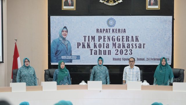 Indira Yusuf Ismail Buka Raker TP PKK Kota Makassar