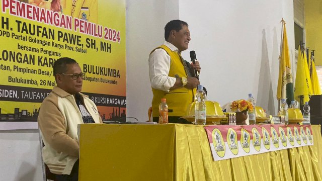 Disambut Ratusan Kader, Nurdin Halid Golkar Wajib Menang&nbsp;di Bulukumba