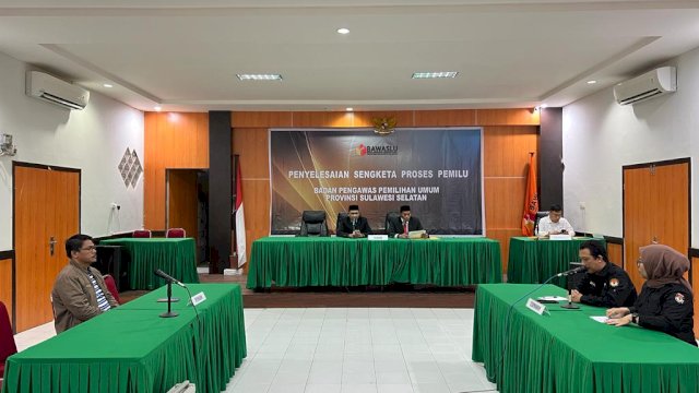 Sidang mediasi Bawaslu Sulsel 