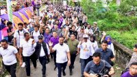 Gubernur Andi Sudirman Bersama Masyarakat Jalan Sulsel Anti Mager di Enrekang