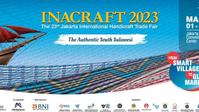 Dalam pameran Inacraft, masing-masing Kabupaten/Kota dipastikan masing-masing akan membawa lima produk kerajinan unggulannya. Dari total 24 kabupaten/kota, maka diasumsikan lebih dari 100 kerajinan Sulsel akan dipromosikan secara global.