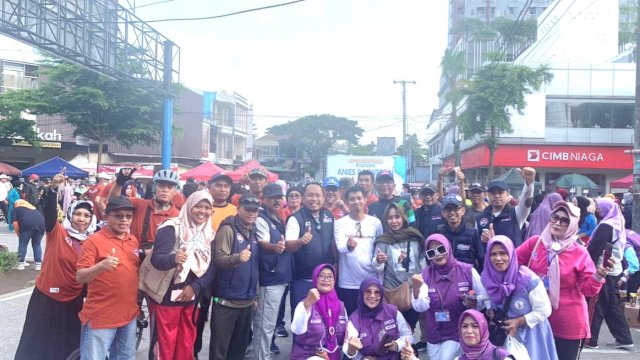 <br>Silaturahmi di CFD Boulevard, Relawan Komitmen Menangkan Anies Presiden