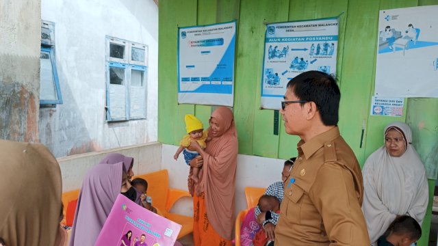 Angka Kunjungan Posyandu di Desa Tandung Malangke Capai 80%
