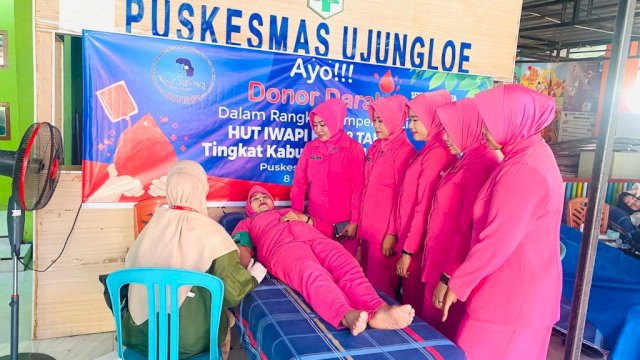 Donor Darah Warnai Peringatan HUT IWAPI ke 48 Tahun