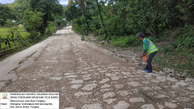 Pemprov Sulsel Alokasikan Rp 26 M Anggaran Rekonstruksi Jalan Minasatene di Pangkep