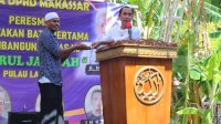 Ketua DPRD Makassar Rudianto Lallo letakkan Batu Pertama Pembangunan Masjid Nurul Jazirah Langkai