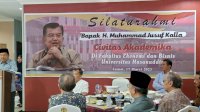 JK Gelar Silaturahmi Dengan Civitas Akademik, Kemana Rektor UNHAS?