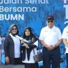 Bersama Forkopimda, Sekda Luwu Ramaikan Jalan Sehat Hut BUMN ke 25 Tahun
