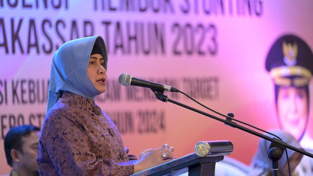 Tekan Angka Stunting, Ketua TP PKK Makassar Tekankan Sinergitas Lintas Sektor