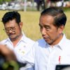 Didampingi Mantan SYL, Jokowi : Sulsel Lumbung Beras