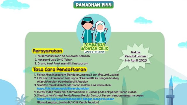Usung Tema “Cerah Andalan”, Pemprov Sulsel akan Gelar Festival Ramadan Besok