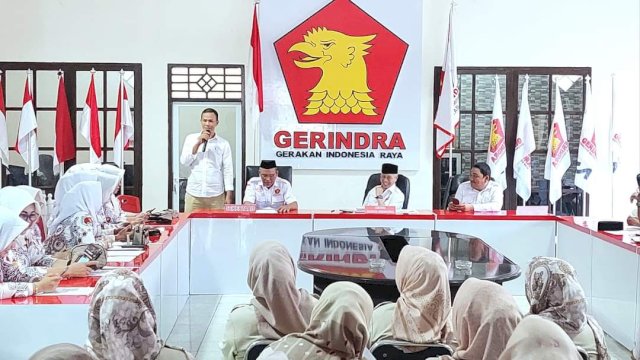 Kumpul Pengurus, Gerindra Pinrang Siap Jadi Menang Pemilu 2024&nbsp;