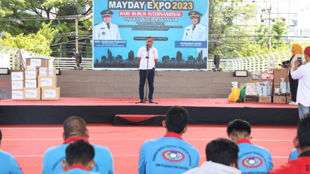 Danny Pomanto Buka Ramadan May Day Expo, Tekad Kawal Kepentingan Pekerja
