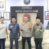 Silaturahmi Kapolrestabes Makassar, Pimpinan DPRD Siap Kolaborasi