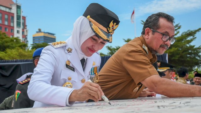 Hadiri Peringatan Hari OTDA ke 72  Bupati Lutra Harap OTDA ke Depan Makin di Perkuat