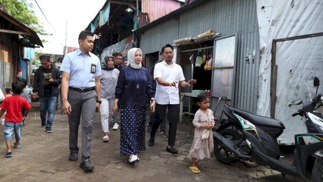 Fatmawati Rusdi Temui Warga Bantaran Sungai Tallo