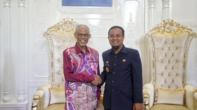 Gubernur Andi Sudirman Terima Menteri dari Singapura