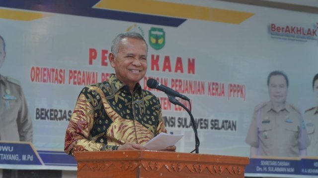 Kepala BPSDM Apresiasi Pemkab Luwu Laksanakan Orientasi P3K Pertama Di Sulsel