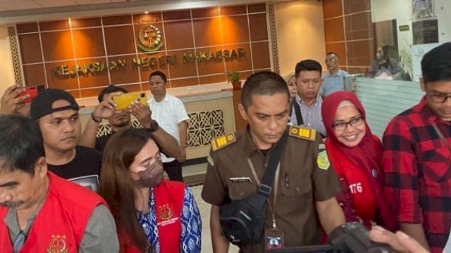 Tiga Tersangaka Kasus DUgaan Korupsi Pembangunan Gedung Perpustakaan Kota Makassar