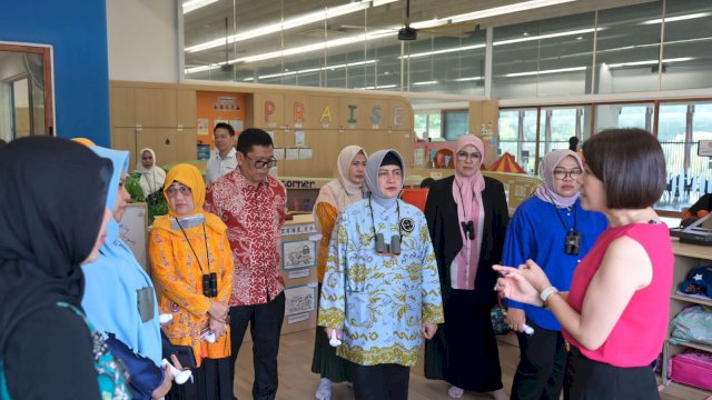 Bunda PAUD Kota Makassar, Indira Yusuf Ismail menyadari pentingnya peningkatan pendidikan di kota Makassar.
