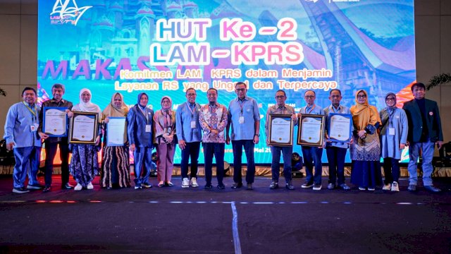 3 RS Pemprov Sulsel Raih Akreditasi Paripurna Dari LAM-KPRS