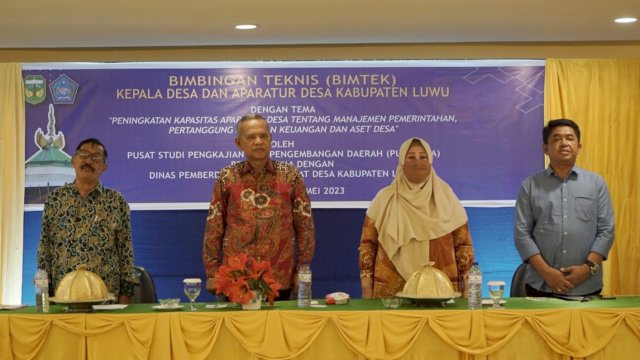 Bupati Luwu Buka Pelatihan Peningkatan Kapasitas Kepala Desa Dan Aparatur Angkatan Ke-2