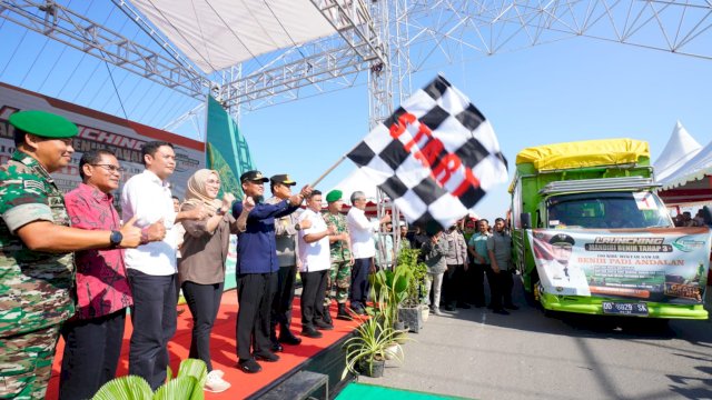 Gubernur Sulsel, Andi Sudirman Sulaiman Melaunching Program Mandiri Benih Tahap 3 