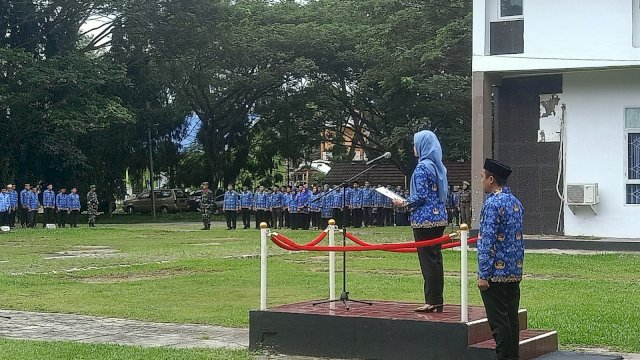 Bupati Luwu Utara, Indah Putri Idnriani Memimpin Ucapara Harkitnas ke 115